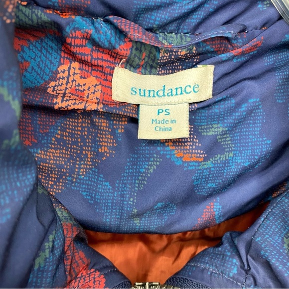 Sundance Women's Kimmy Navy Floral Puffer Winter Coat Size Petite Small … - Picture 5 of 7